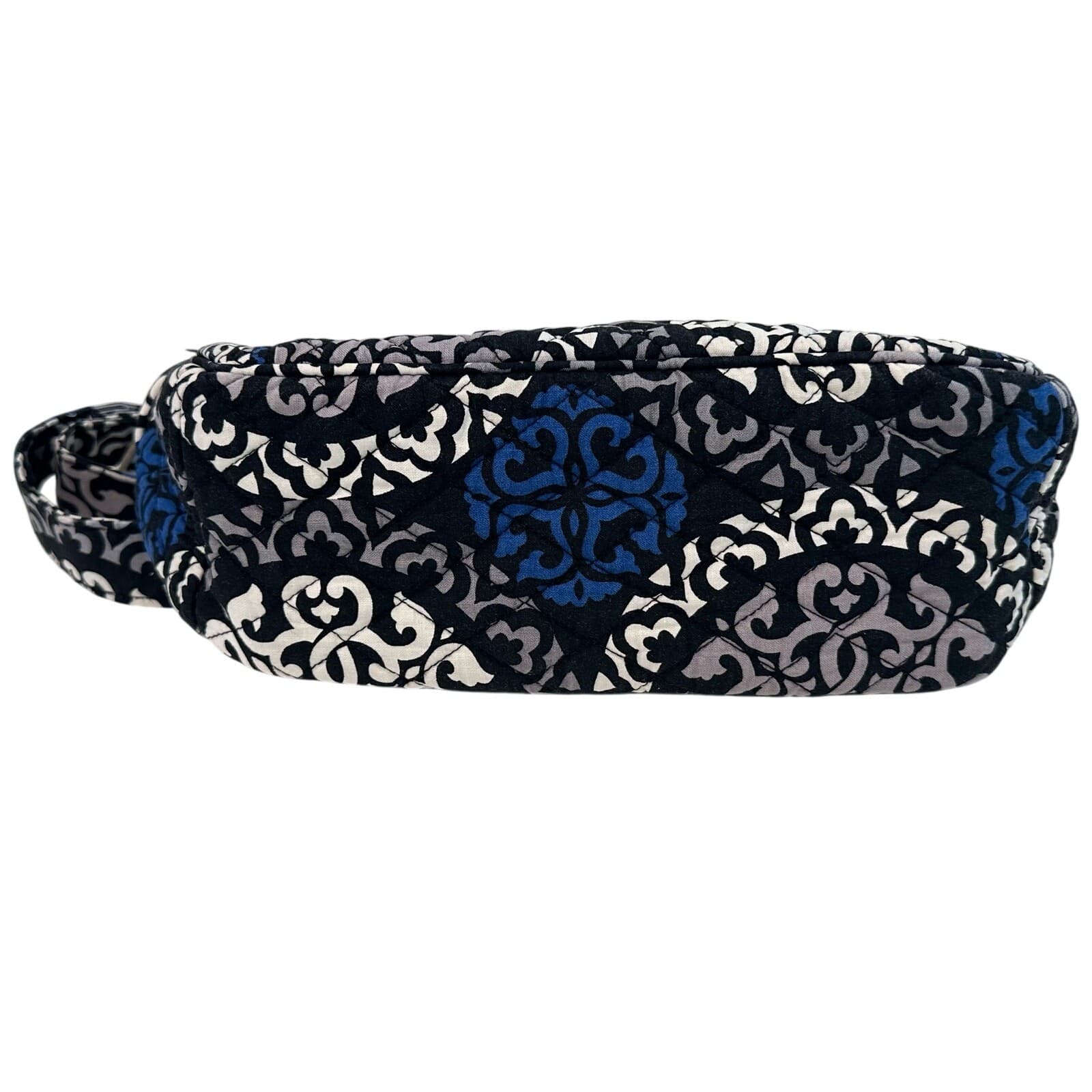 Vera Bradley Retired 'Canterbury' Cobalt/Black/White Large Shoulder Bag - Thumbnail 12