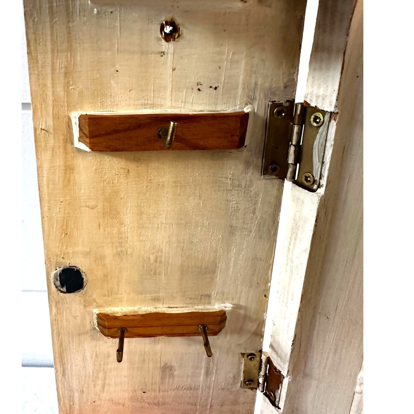Wooden Crafted Vintage USA Light House Wall Hanging Key Holder - Thumbnail 3