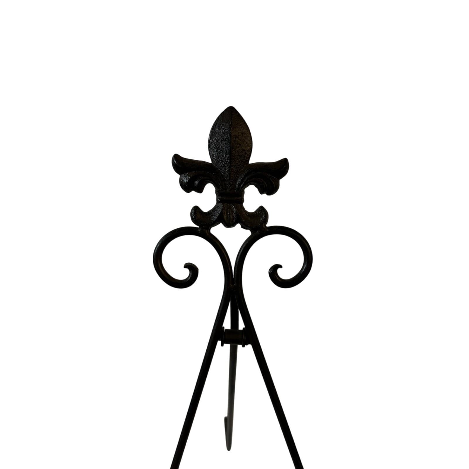Pair of Brown Natural Finish Iron Easels Picture Frame Cookbook Music Small Art - Thumbnail 6