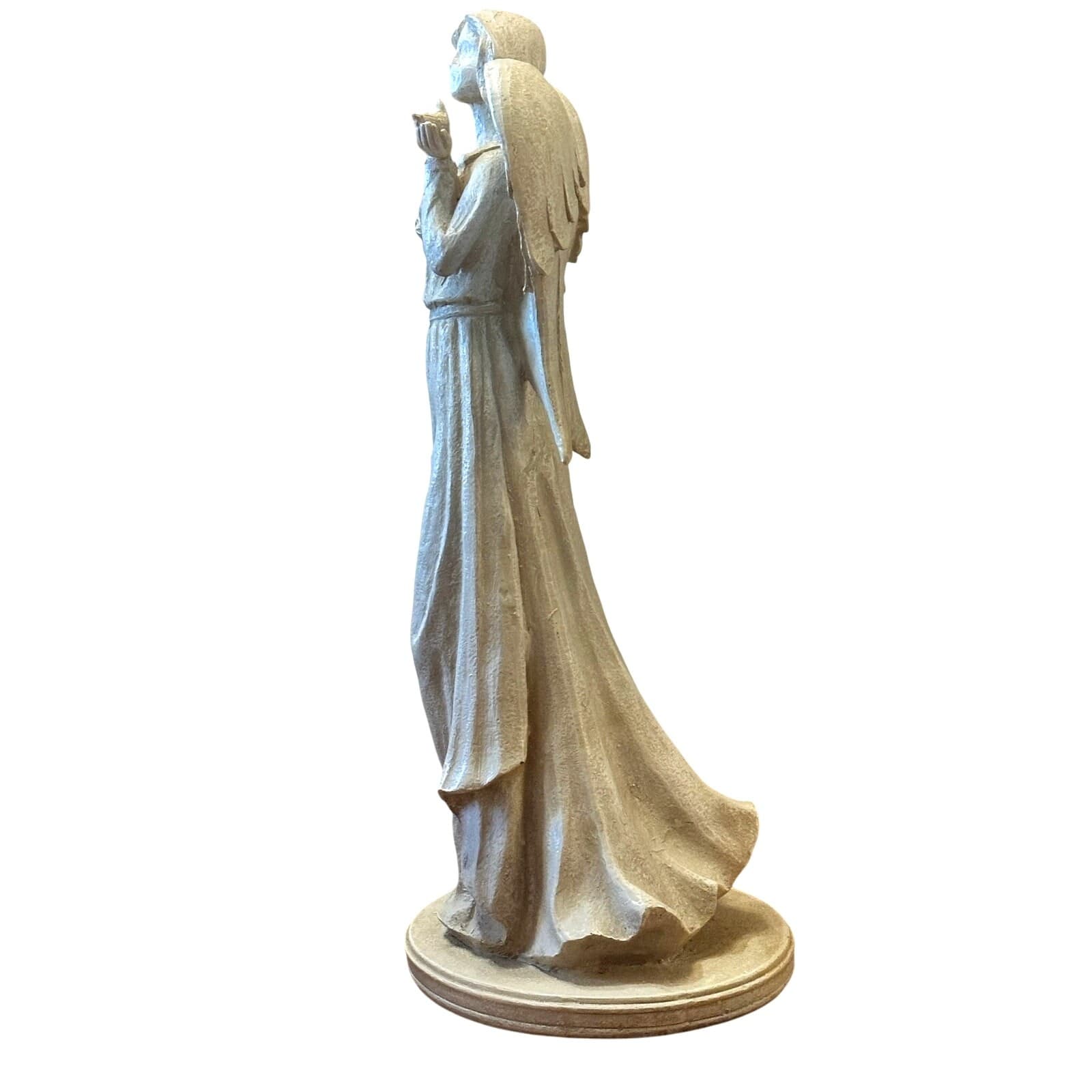 Garden of Angels 16" Resin Angel with Dove Garden Display Statue/Sculpture - Thumbnail 5