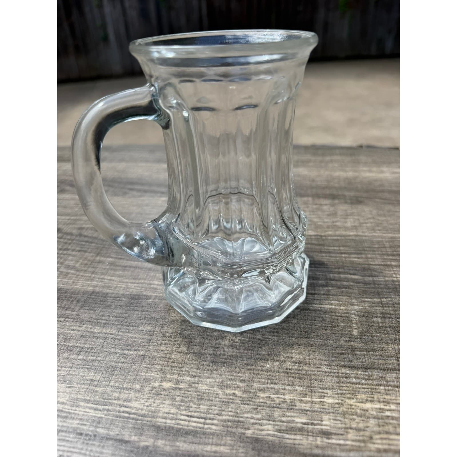WMF Clear Glass Vintage 5.75" Pedestal Mugs Footed Tankards Barware -Set of 4 - Thumbnail 11