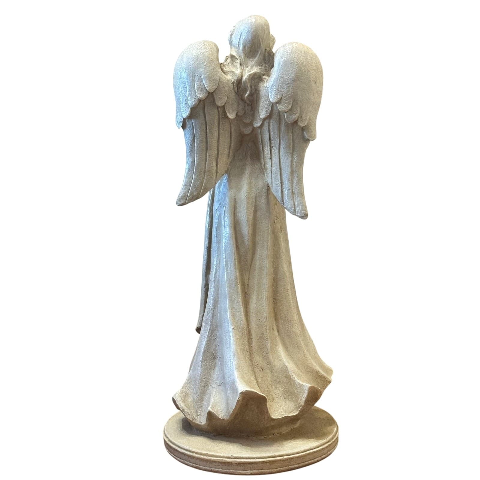 Garden of Angels 16" Resin Angel with Dove Garden Display Statue/Sculpture - Thumbnail 4