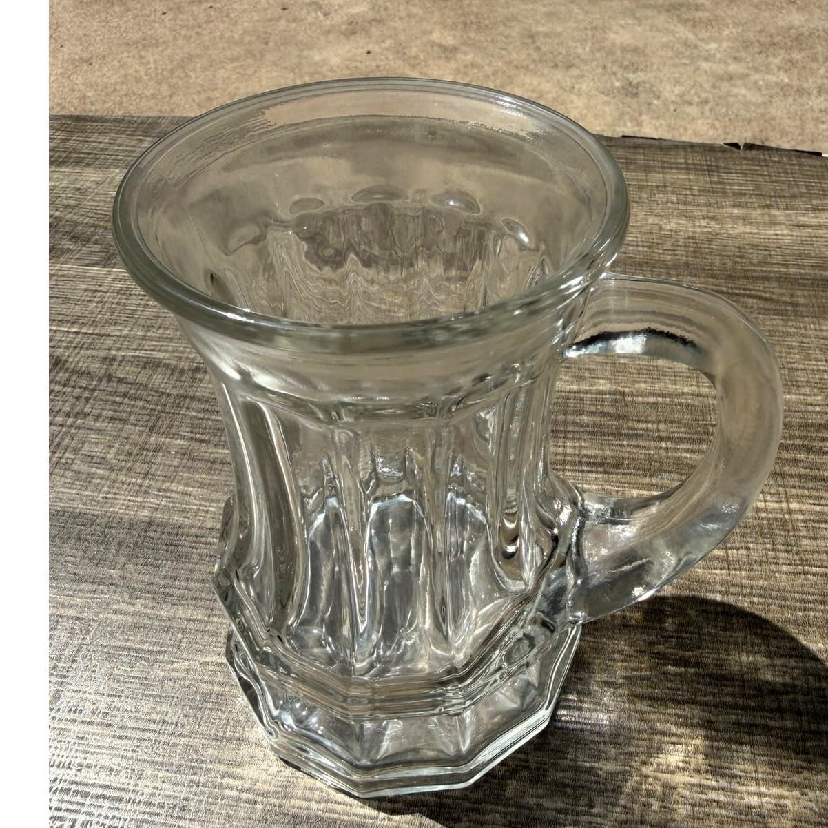 WMF Clear Glass Vintage 5.75" Pedestal Mugs Footed Tankards Barware -Set of 4 - Thumbnail 3