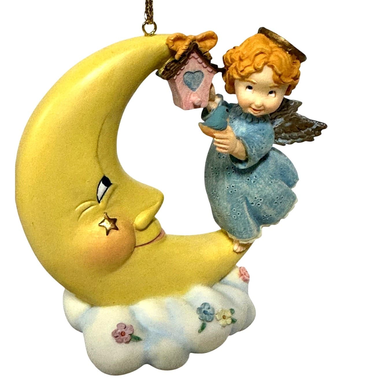 Bradford Editions 7 Angel Children & Moon Ornaments 1998 1999 - Thumbnail 8
