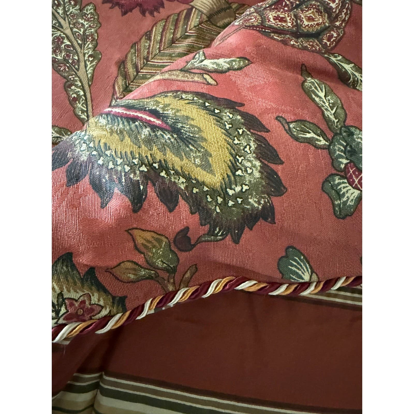 Raymond Waites 2003 Studio King Comforter Monkey Tropical Botanical Floral 4-PCS - Thumbnail 5