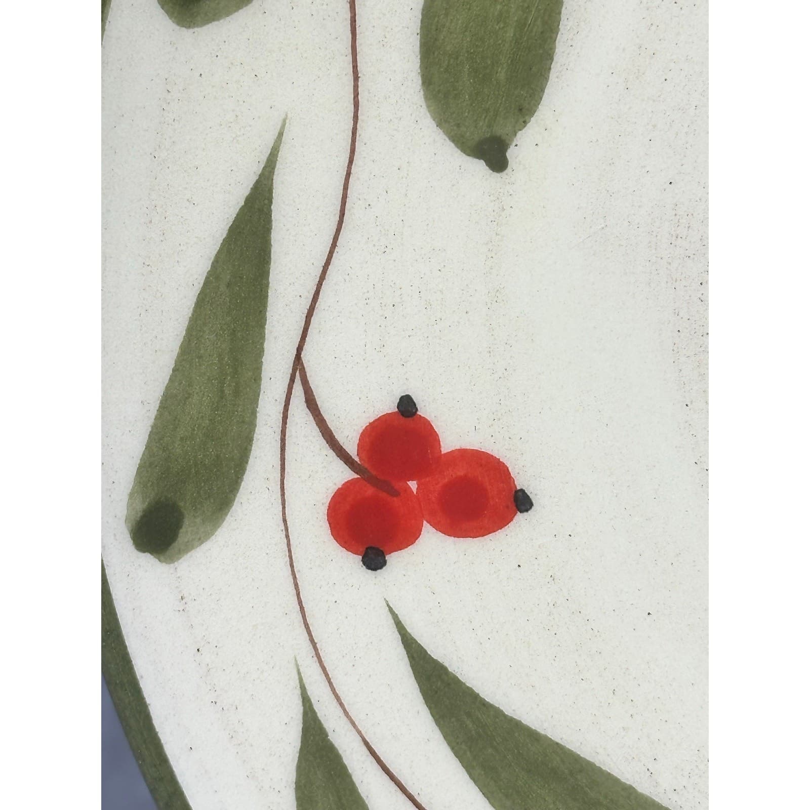 Crate and Barrel Retired 2008-2009 'Winterberry' Salad Plates-Rare-Set of 4 - Thumbnail 3
