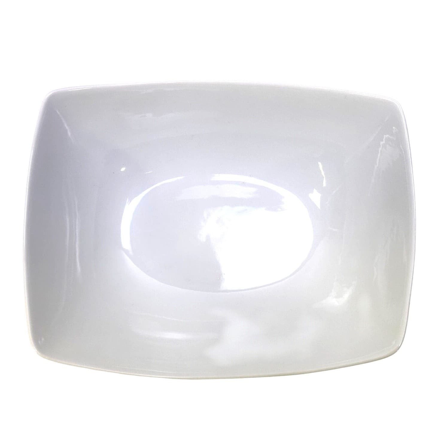 Fitz & Floyd Everyday White Large 11 x 8.5 Rectangular Porcelain Serving Bowl - Thumbnail 4