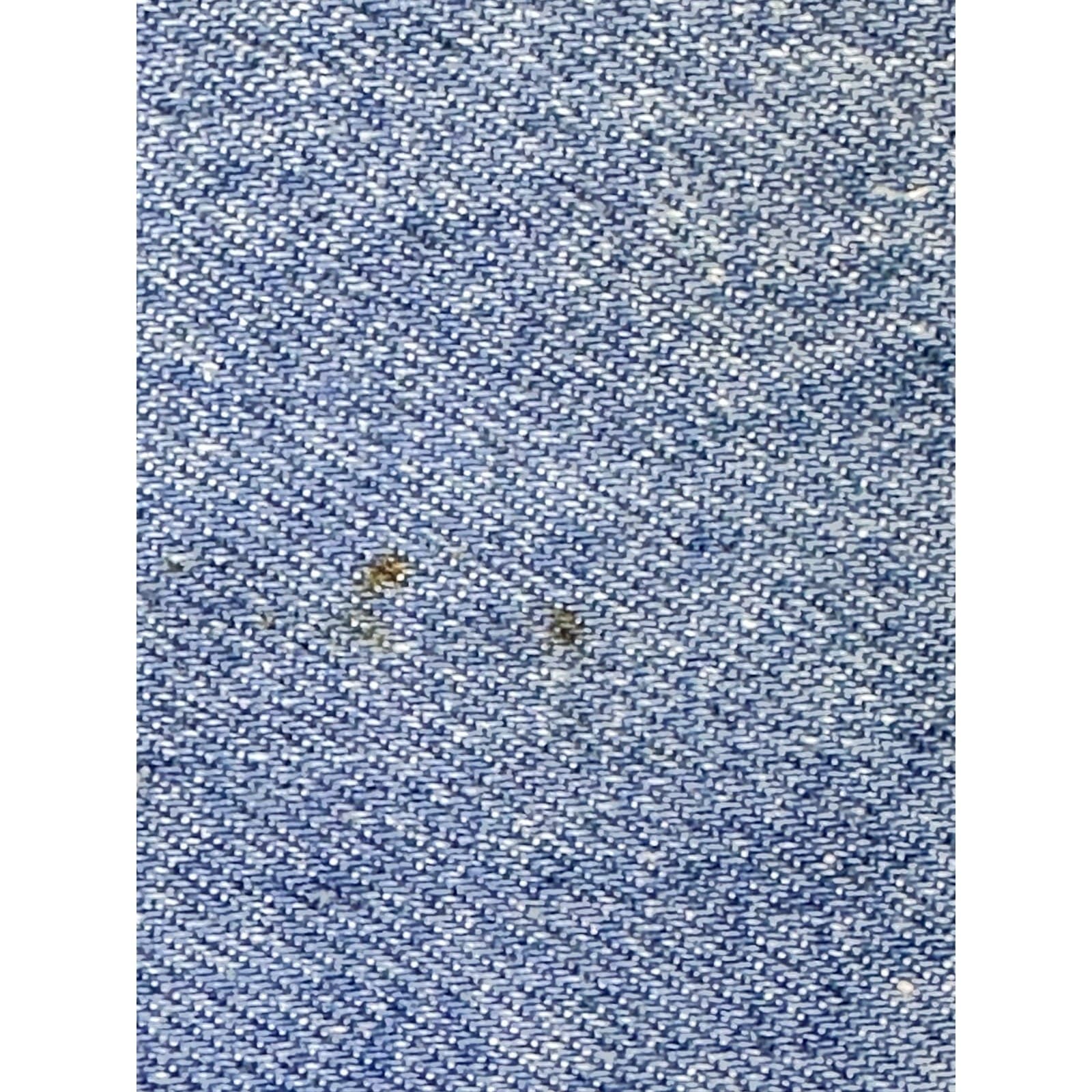 Unique Embellished Denim Jean Casual Fun 17x17 Throw Pillow w/Faux Snaps Pocket - Thumbnail 6