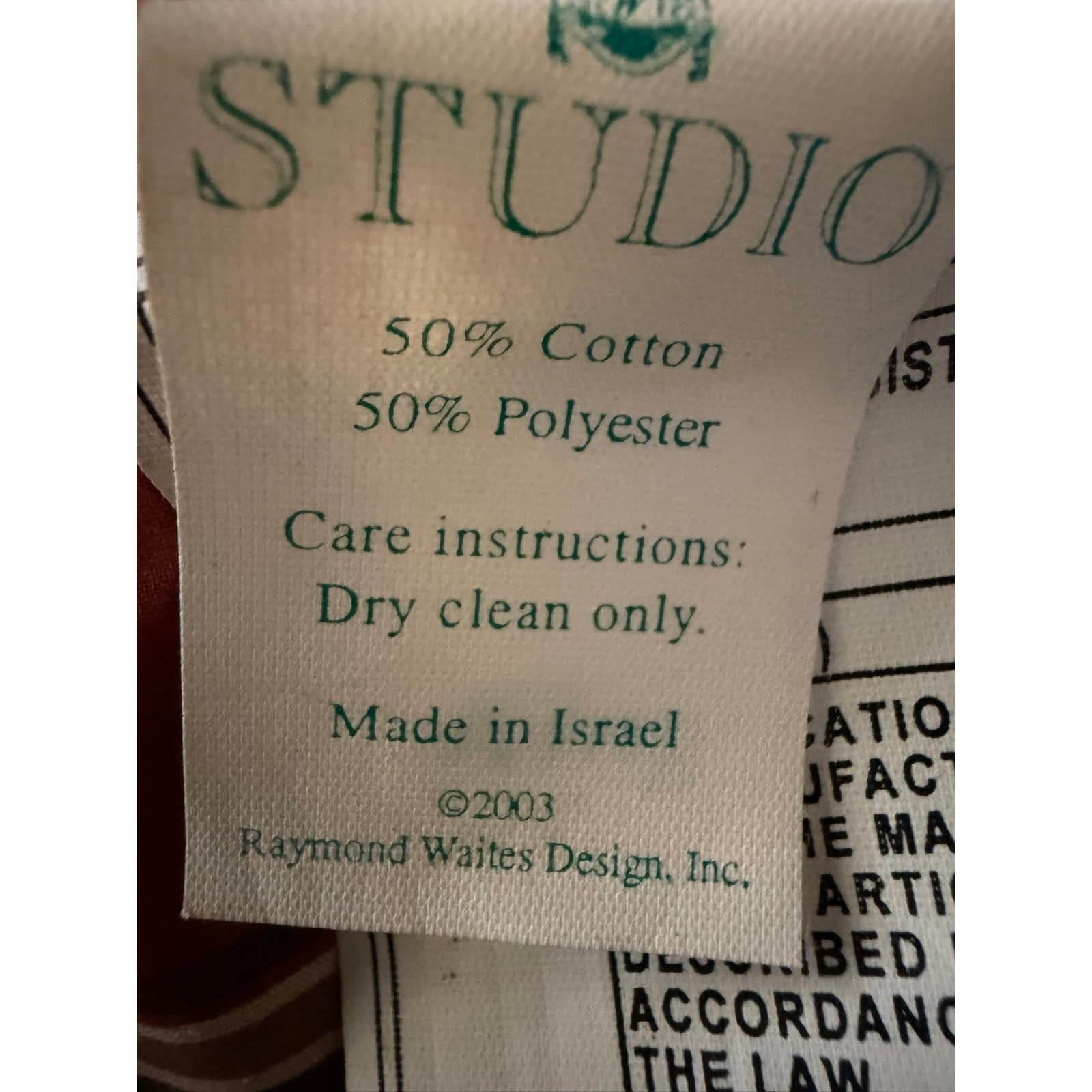 Raymond Waites 2003 Studio King Comforter Monkey Tropical Botanical Floral 4-PCS - Thumbnail 8