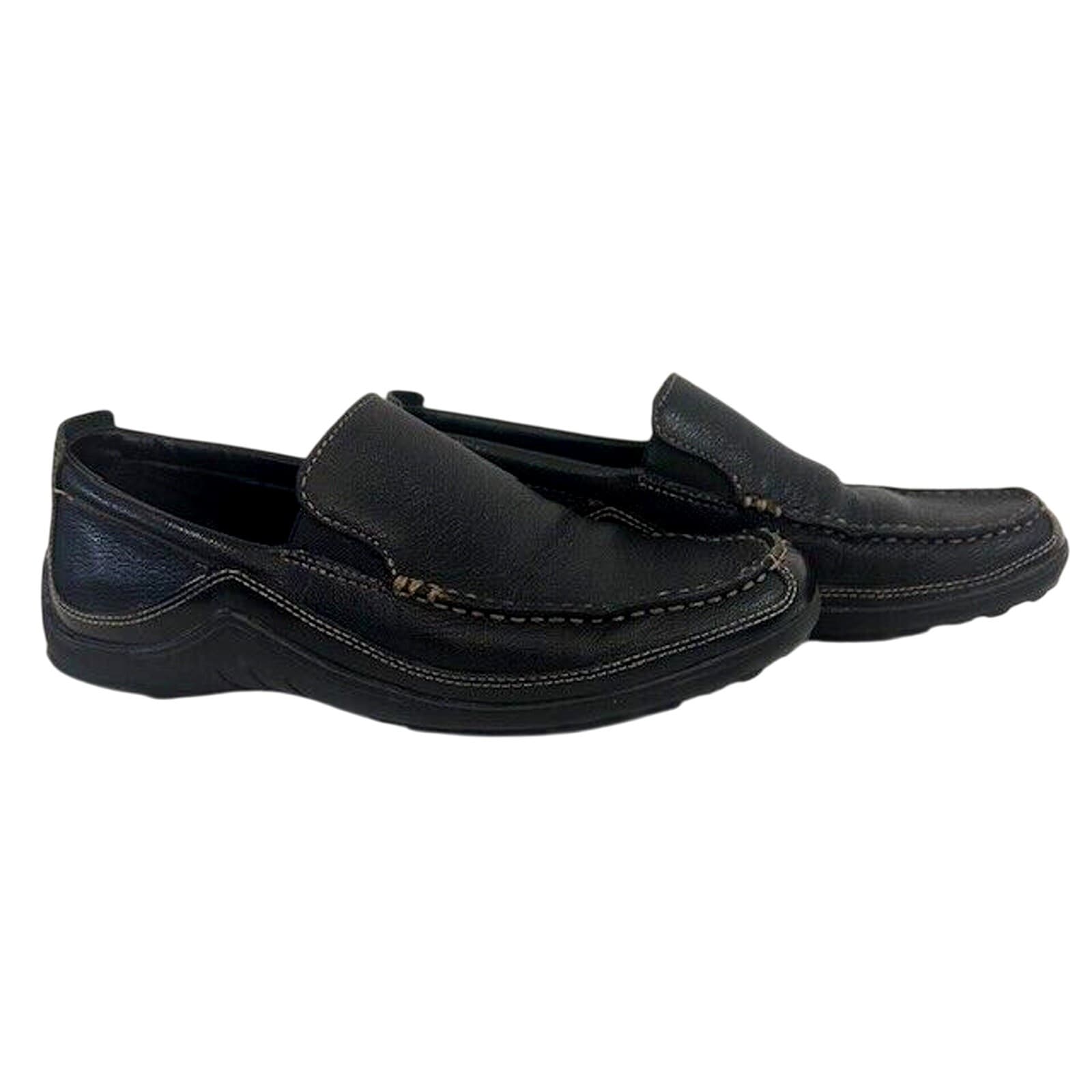 Cole Haan C03557 Men's Tucker Venetian Black Leather Loafers- Size 8M - Thumbnail 2
