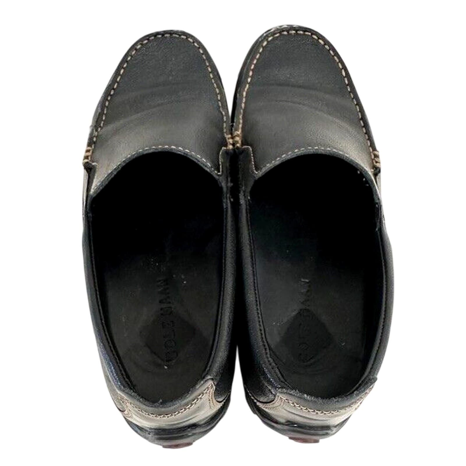 Cole Haan C03557 Men's Tucker Venetian Black Leather Loafers- Size 8M - Thumbnail 5
