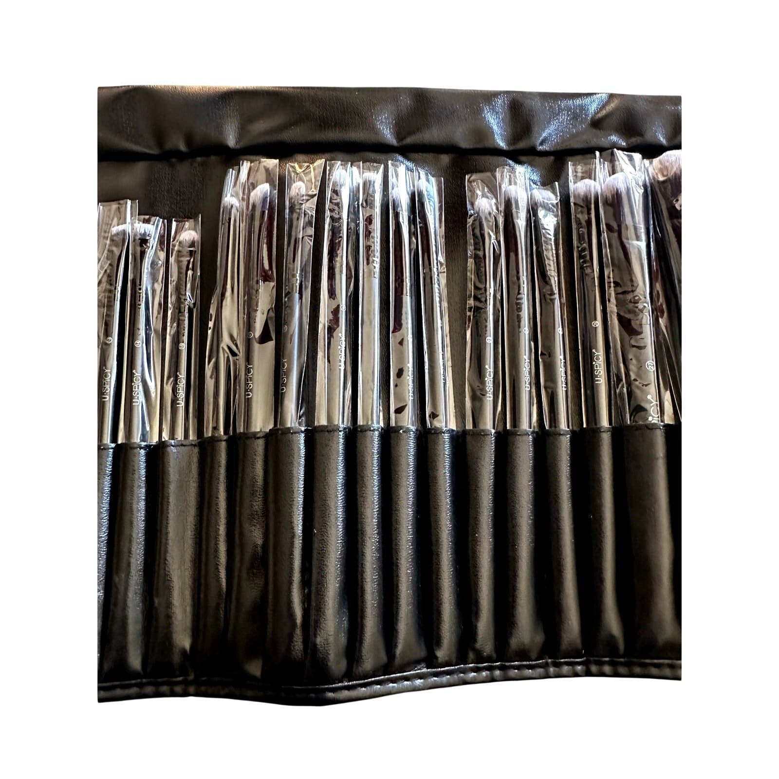 U-Spicy US-MB03 32-PC Cosmetic Makeup Brush Set with Case-NEW - Thumbnail 6
