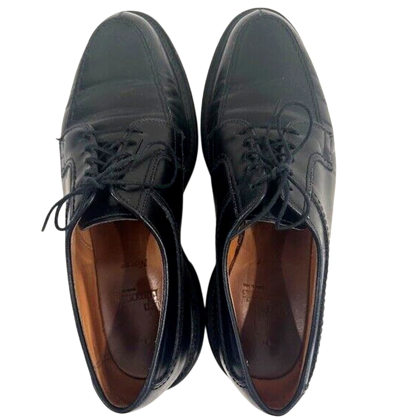 Allen Edmonds Norse 25673 Men's Black Leather Dress Shoes-Size 8D - Thumbnail 3