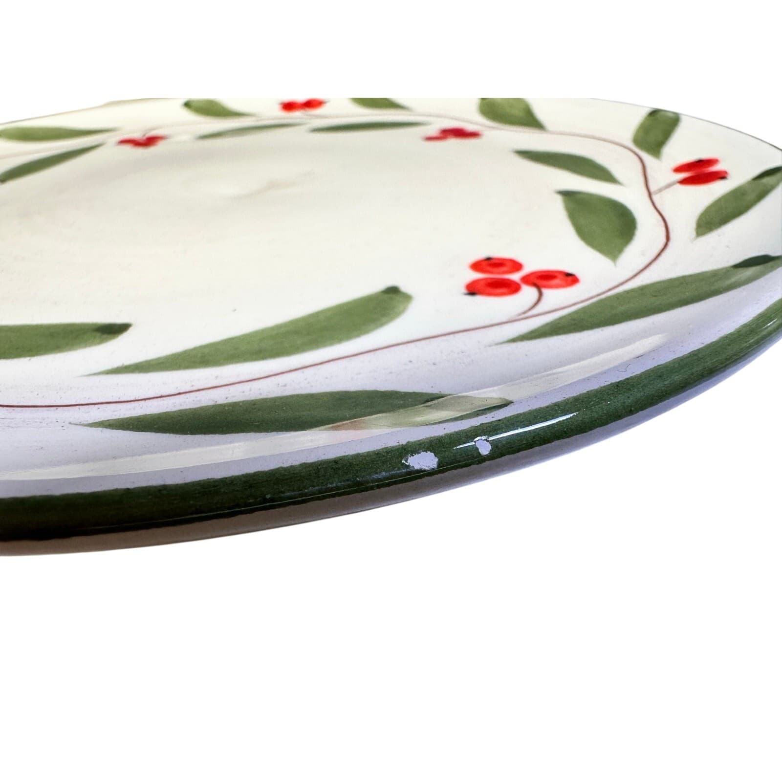Crate and Barrel Retired 2008-2009 'Winterberry' Salad Plates-Rare-Set of 4 - Thumbnail 4