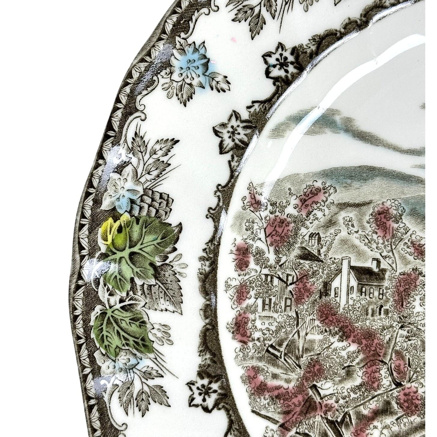 Johnson Bros Friendly Village England Village Green 2002 Collector Dinner Plate - Thumbnail 4