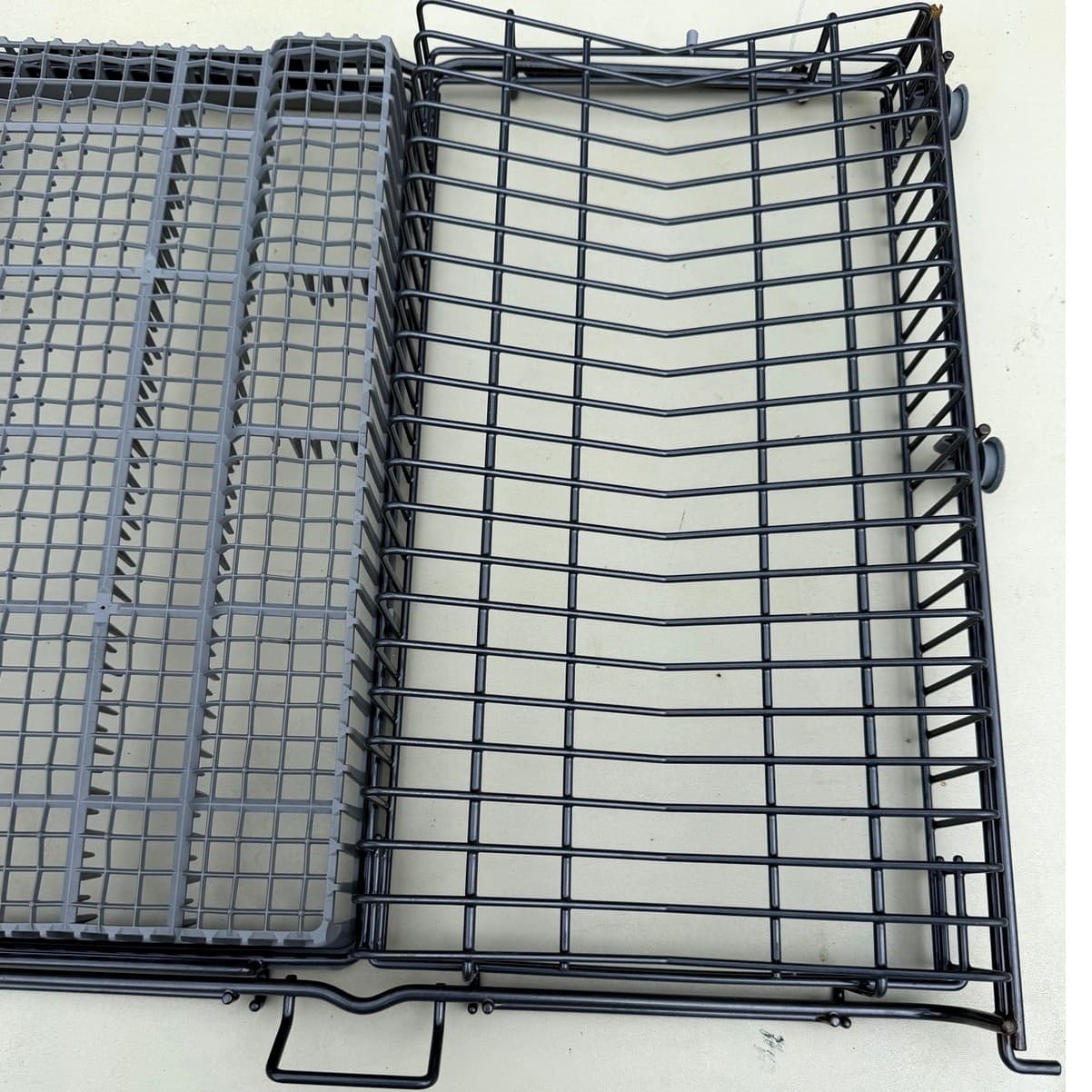 ASKO Dishwasher 3rd Rack Cutlery Tray OEM DBI675THXXLS.U Gray Silverware Rack - Thumbnail 7