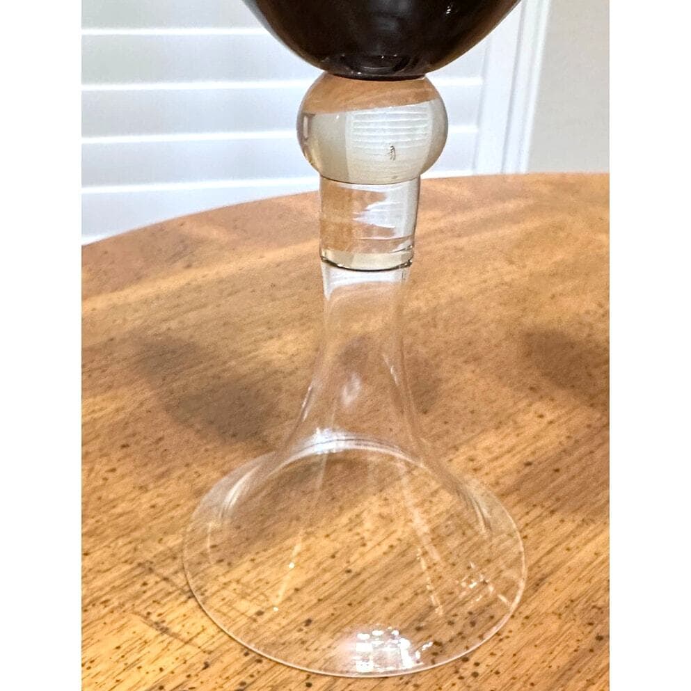 Pier 1 Imports Dante Black Amethyst Water Wine Goblets 9"-Set of 3 - Thumbnail 3