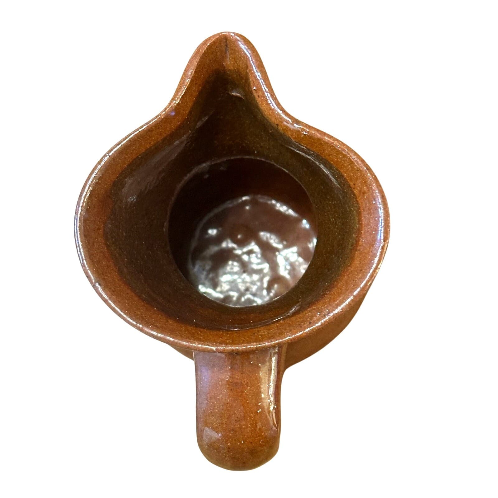 Meson del Champinon Madrid 8" Two Tone Glazed Pottery Sangria Pitcher Spain - Thumbnail 5