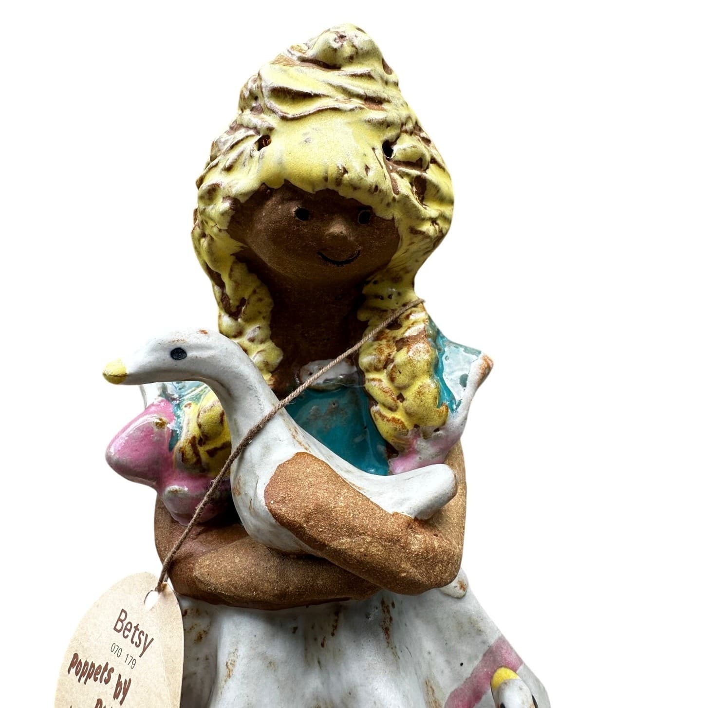 'Betsy the Goose Girl' from Poppets by Poppytrail, Helen Slater Metlox Pottery - Thumbnail 4