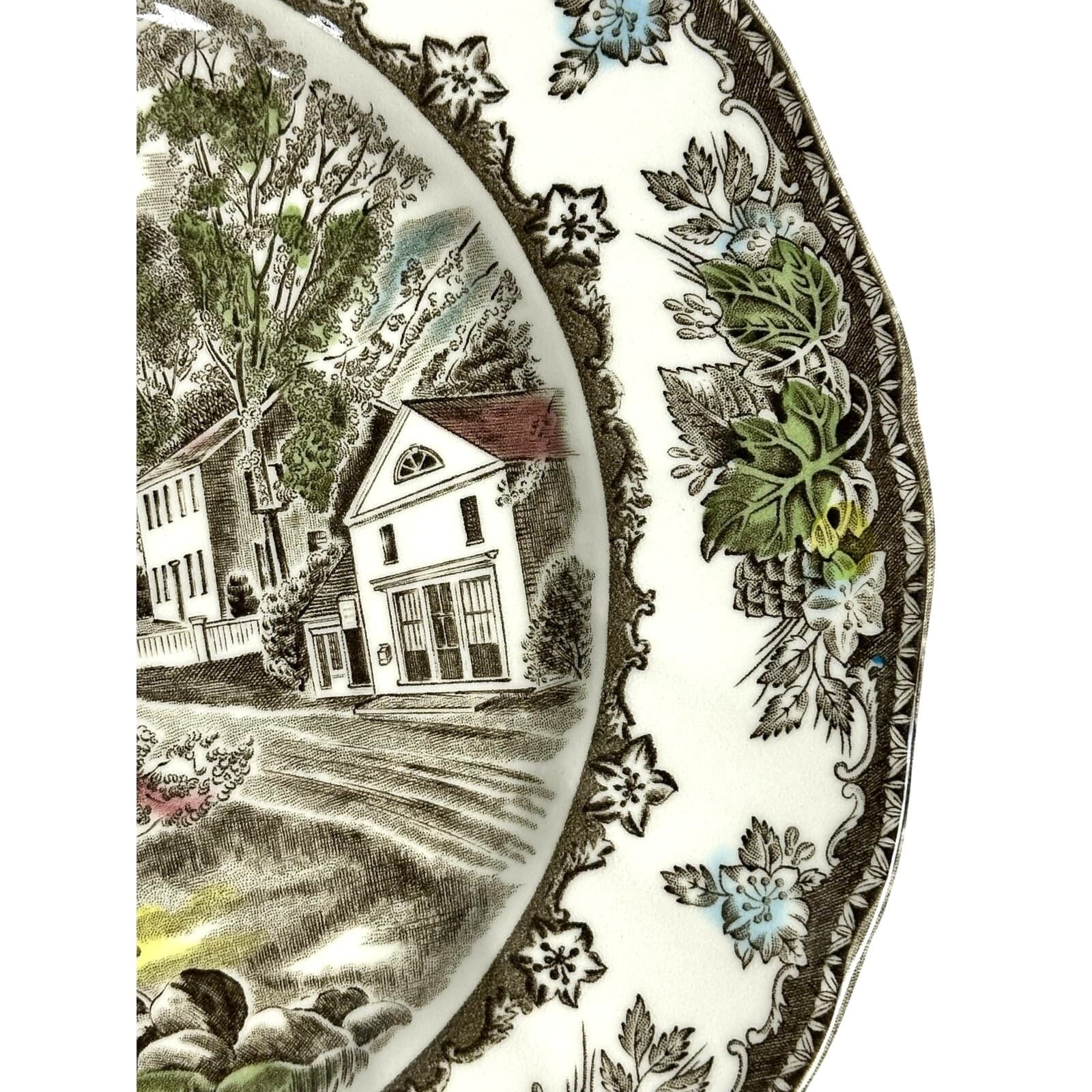Johnson Bros Friendly Village England Village Green 2002 Collector Dinner Plate - Thumbnail 6