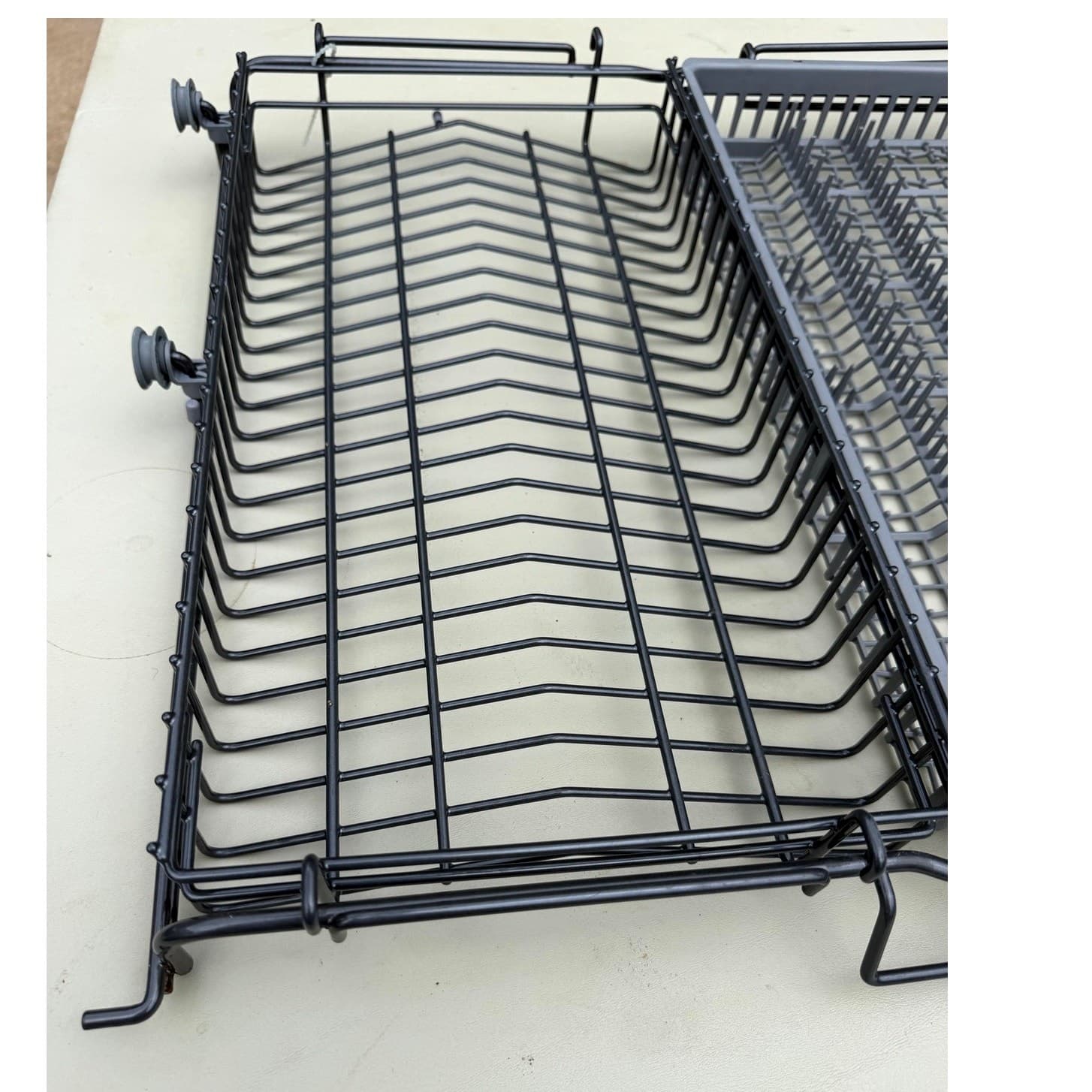 ASKO Dishwasher 3rd Rack Cutlery Tray OEM DBI675THXXLS.U Gray Silverware Rack - Thumbnail 5