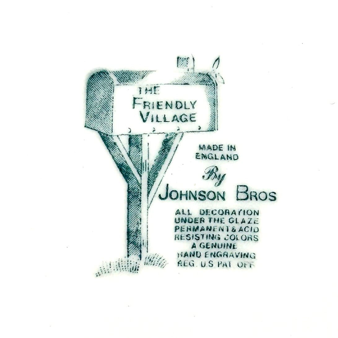 Johnson Bros Friendly Village England Village Green 2002 Collector Dinner Plate - Thumbnail 8