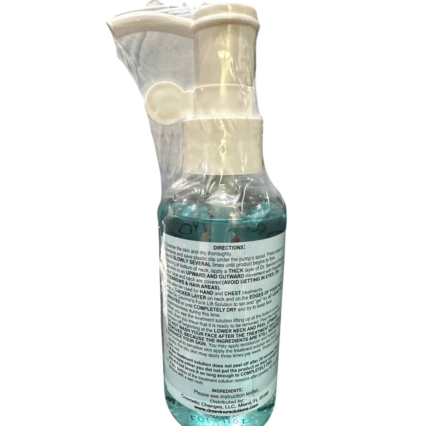 Dr. Sevinor Skincare Solutions 'Face Lift Solution' (4oz) Tightens Firms-SEALED - Thumbnail 2
