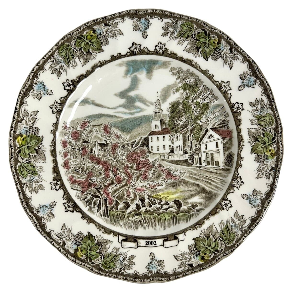 Johnson Bros Friendly Village England Village Green 2002 Collector Dinner Plate