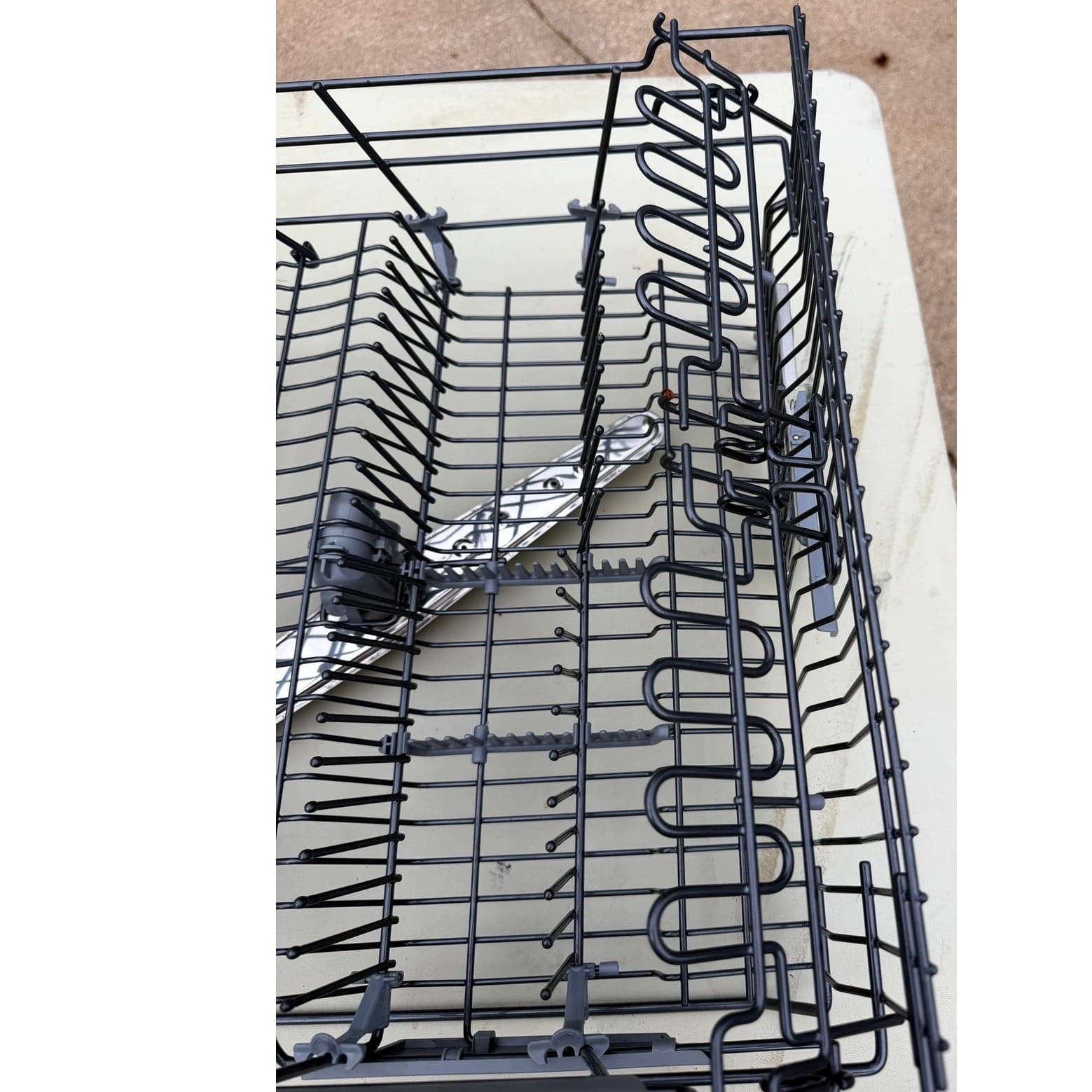ASKO Dishwasher Upper Rack Assembly OEM DBI675THXXLS.U w/ Spray Tube - Thumbnail 15