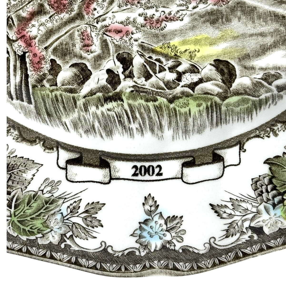 Johnson Bros Friendly Village England Village Green 2002 Collector Dinner Plate - Thumbnail 2