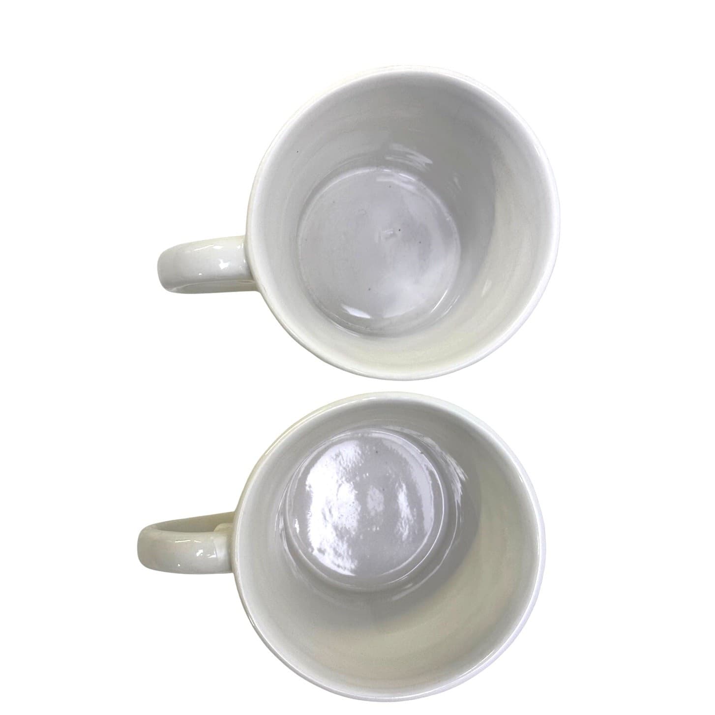 Chantilly White Graphic Studio Nova Embossed Coffee Mugs-Set of 2 - Thumbnail 5