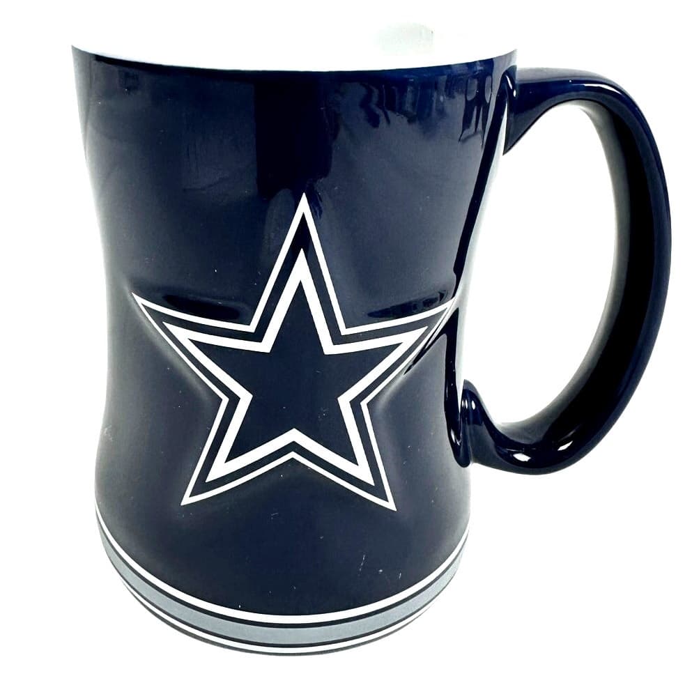 Official Dallas Cowboys Boelter Brands 2018 Blue Star Coffee Mug-Pristine! - Thumbnail 2