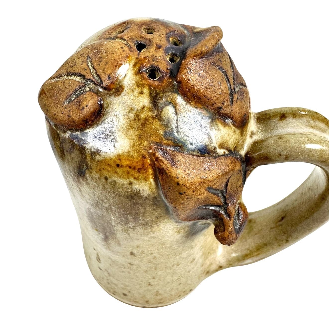 Durango Pottery Donna Rowe Signed Vintage 3D Pottery Salt and Pepper Shaker Set- - Thumbnail 6