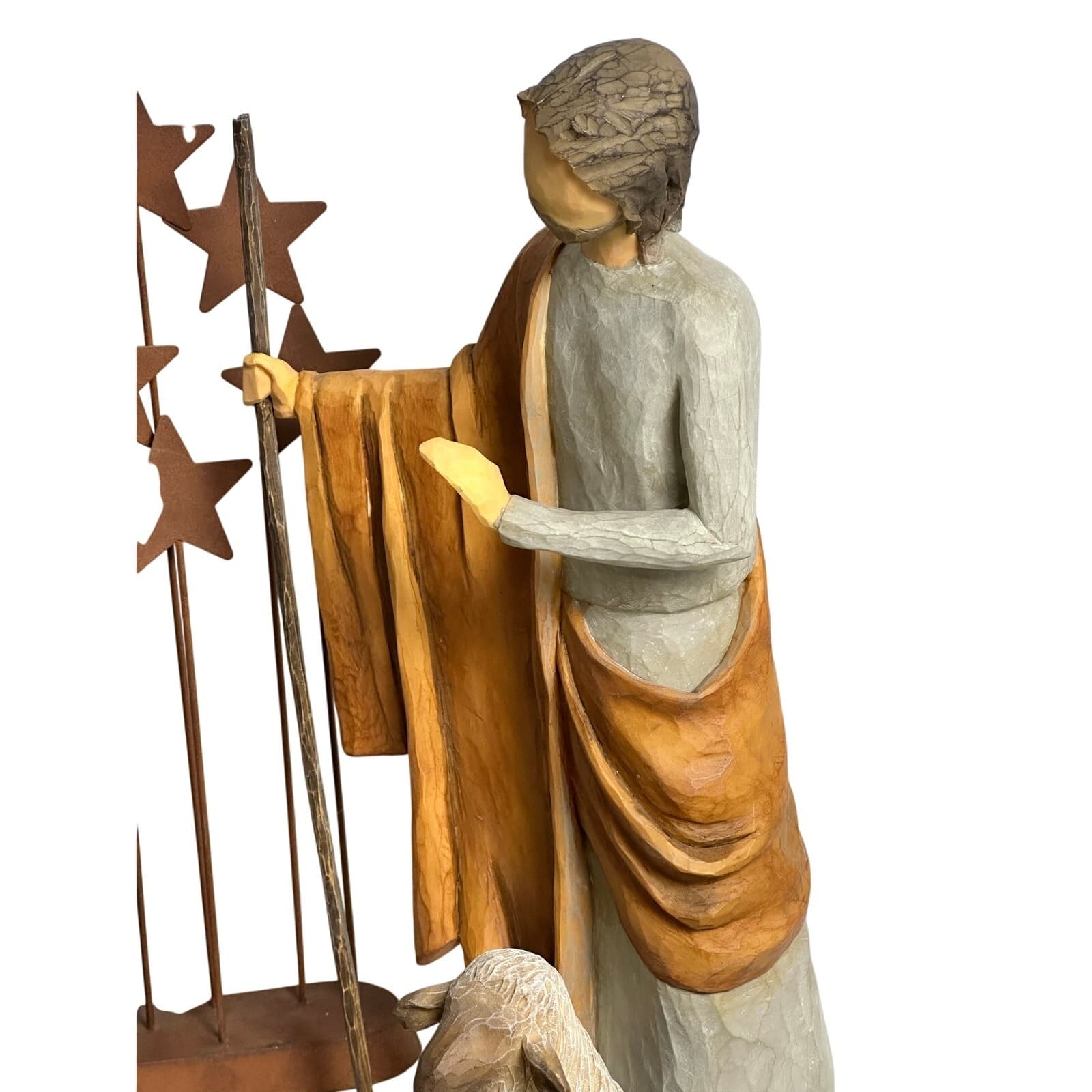 Willow Tree by Susan Lordi Rare 14-Piece Large 14.5" Tall Nativity Star Backdrop - Thumbnail 5