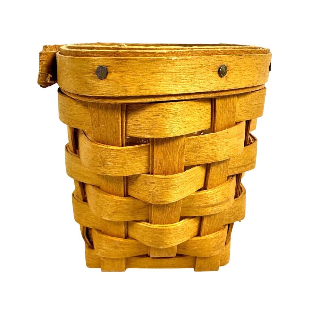 Longaberger 1999 Rare Hanging Oregano Basket with Plastic Protector! - Thumbnail 2