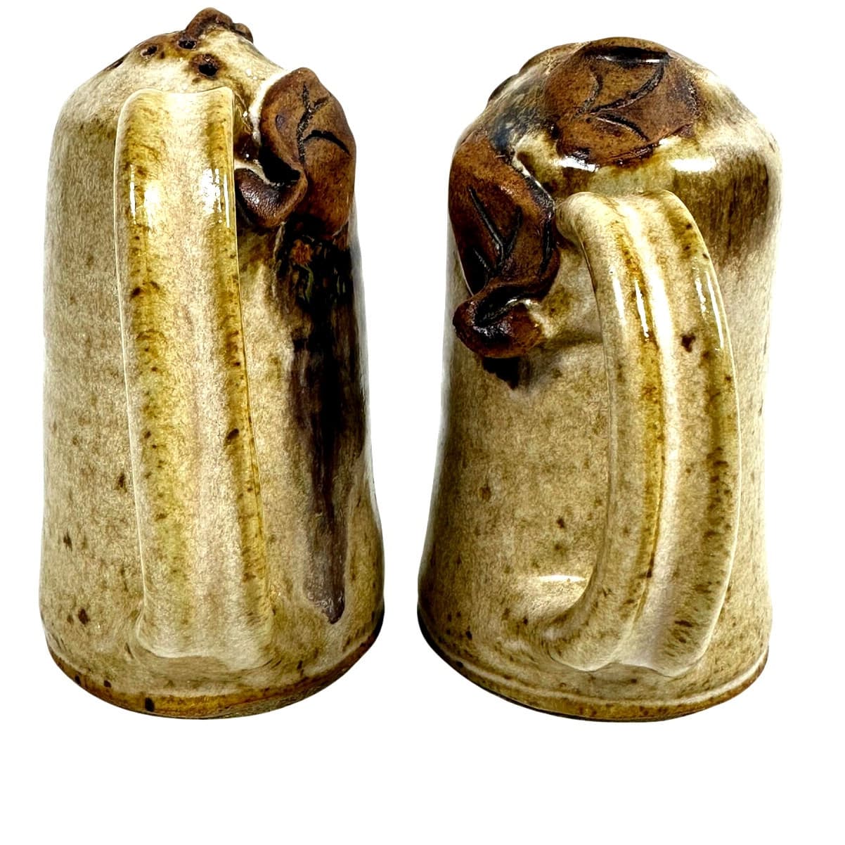 Durango Pottery Donna Rowe Signed Vintage 3D Pottery Salt and Pepper Shaker Set- - Thumbnail 2