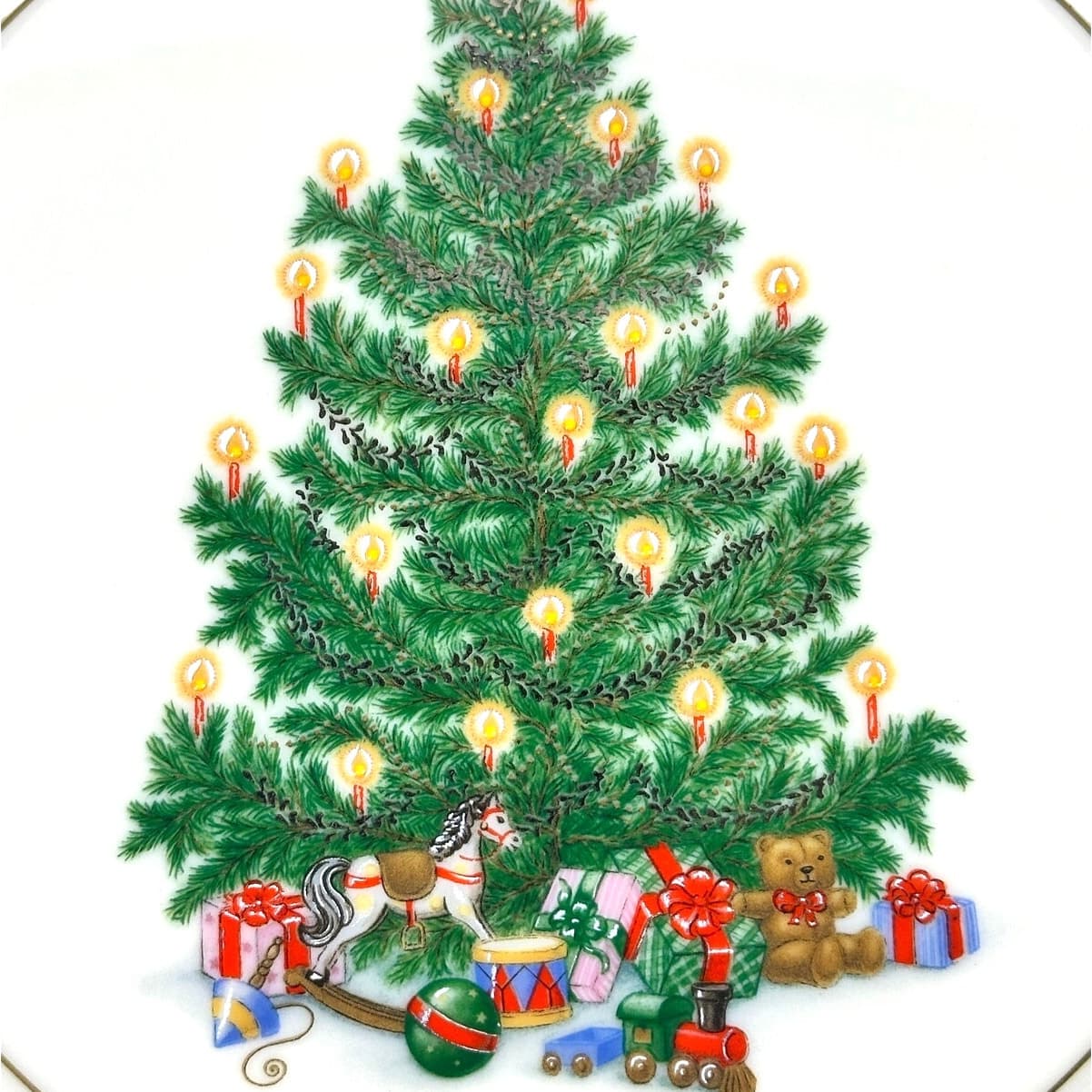 Lenox 1995 Christmas Trees Around the World Limited Edition Austria-Pristine! - Thumbnail 3