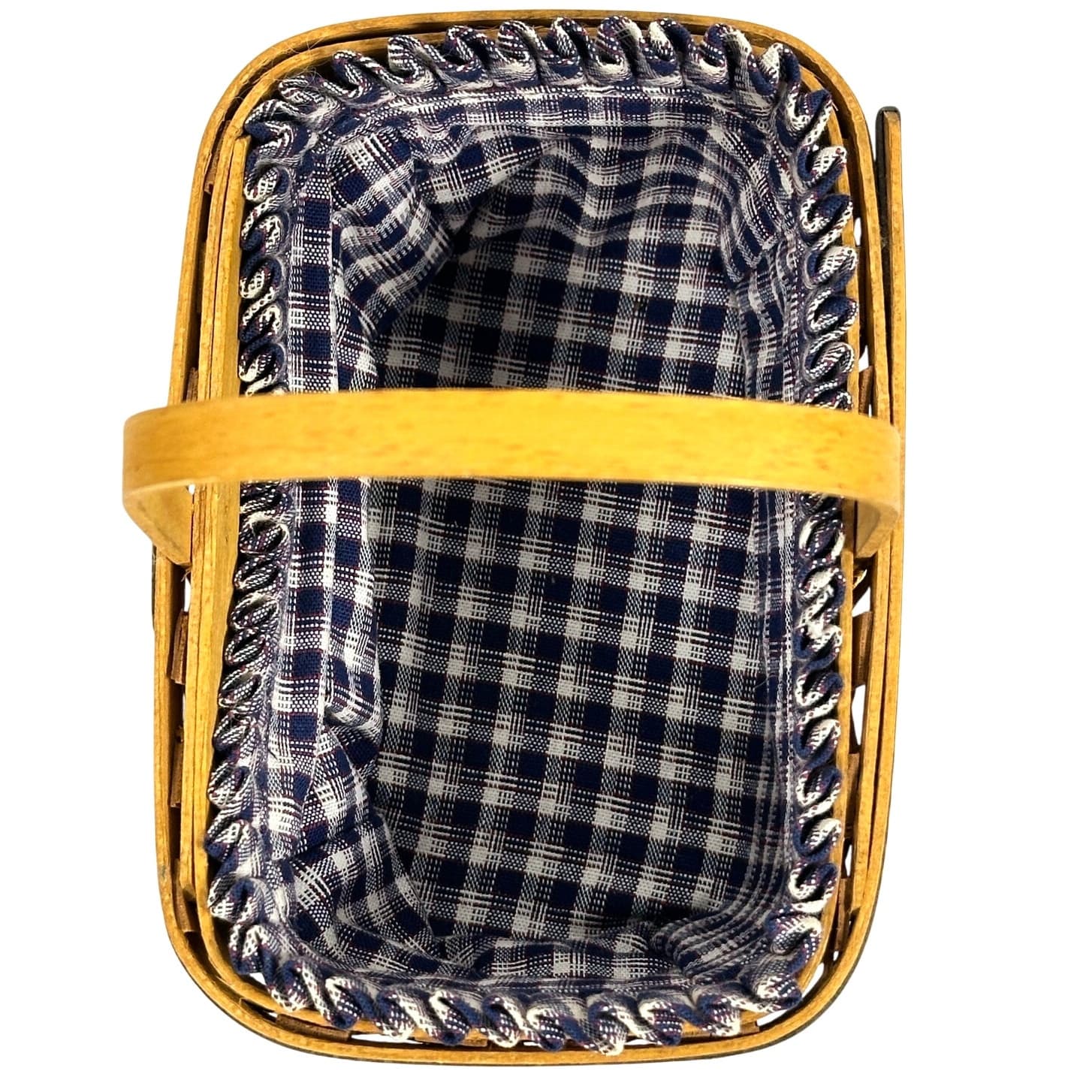 Longaberger 1996 J.W. Collection Miniature Market Basket & Plastic Protector - Thumbnail 8