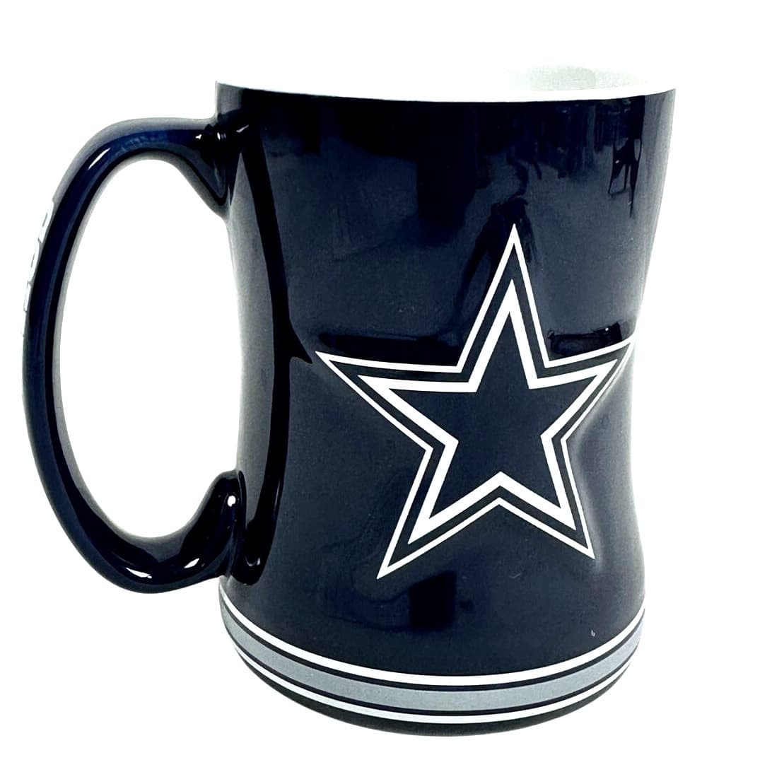 Official Dallas Cowboys Boelter Brands 2018 Blue Star Coffee Mug-Pristine! - Thumbnail 4