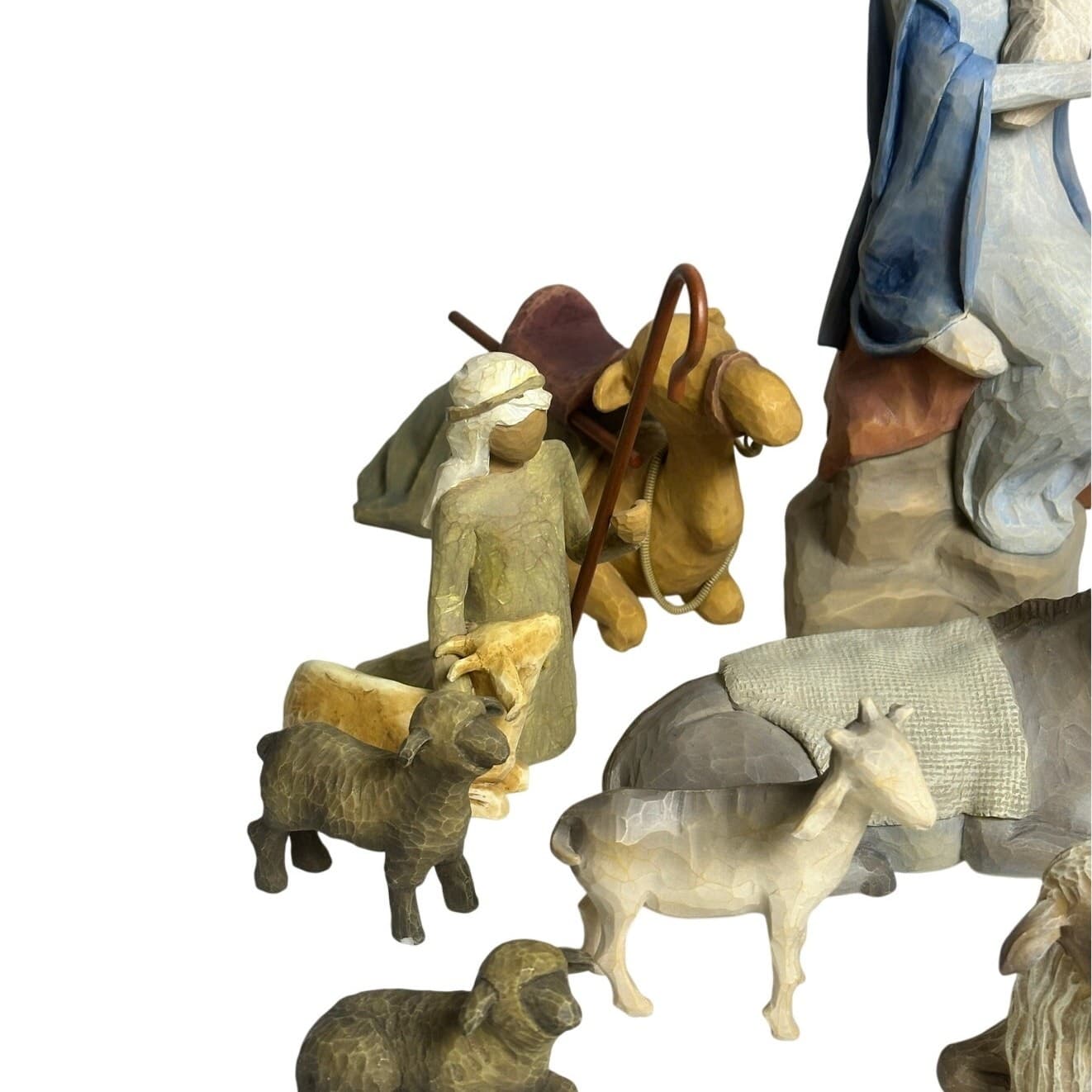 Willow Tree by Susan Lordi Rare 14-Piece Large 14.5" Tall Nativity Star Backdrop - Thumbnail 8