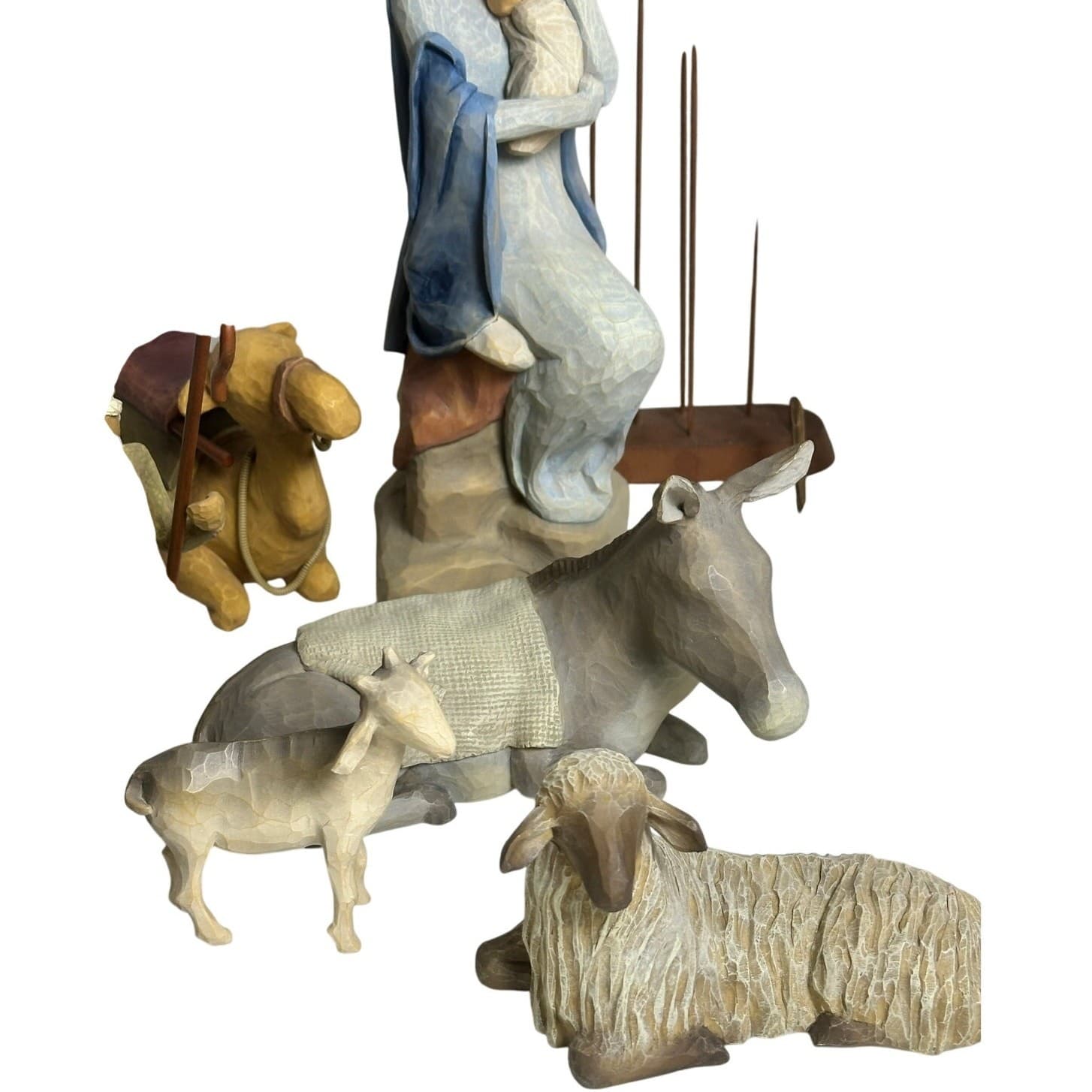 Willow Tree by Susan Lordi Rare 14-Piece Large 14.5" Tall Nativity Star Backdrop - Thumbnail 7