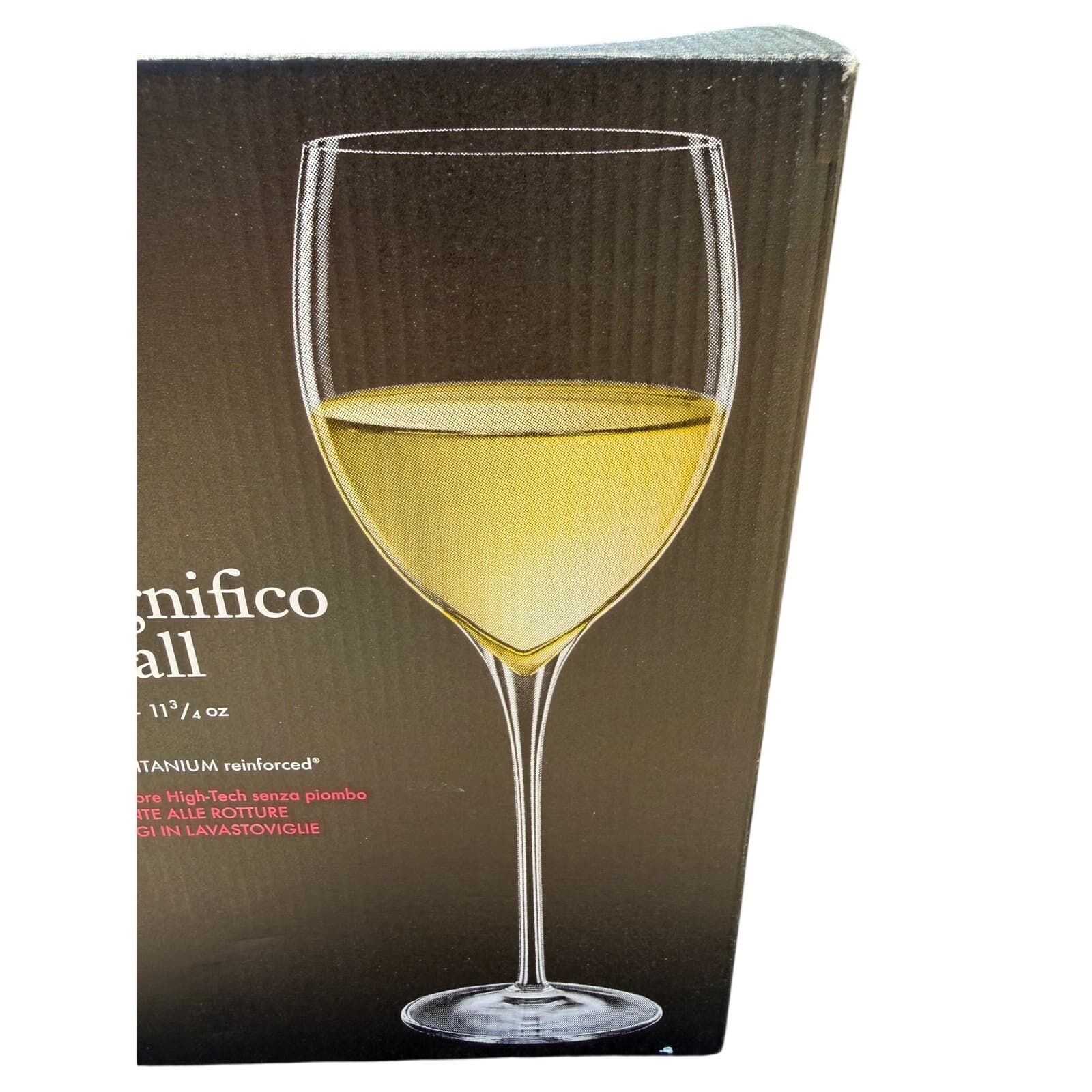 Luigi Bormioli Accademia Magnifico Small Wine Glasses Rotari Italy Set of 6 NIB - Thumbnail 12