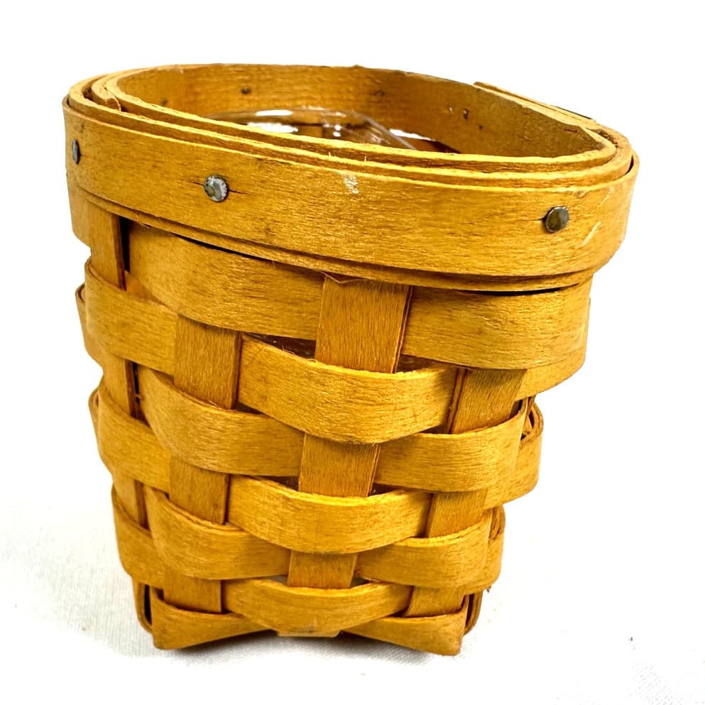Longaberger 1999 Rare Hanging Oregano Basket with Plastic Protector! - Thumbnail 5