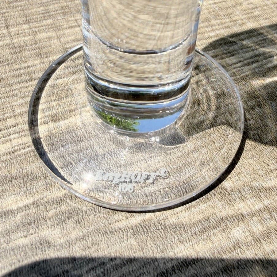 BergHOFF Modern Champagne Flutes Set 6 Clear Cylindrical Stemware Glasses - Thumbnail 5