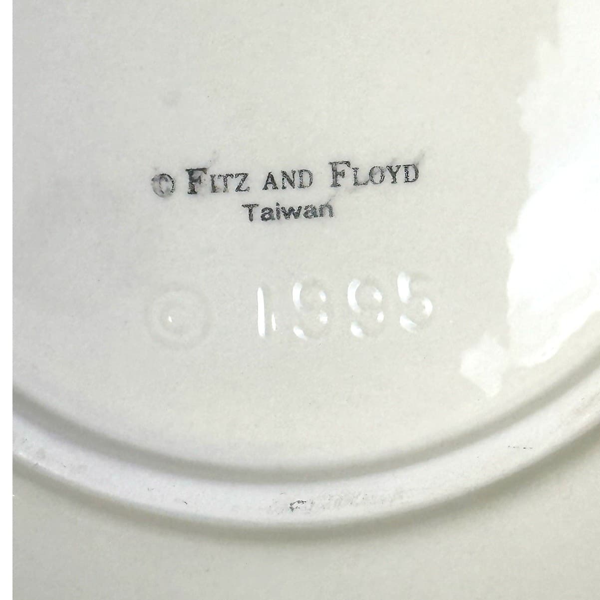 Fitz & Floyd 1995 Christmas Rose Wreath Large 10.5" Wreath Bowl-in Box-Excellent - Thumbnail 6