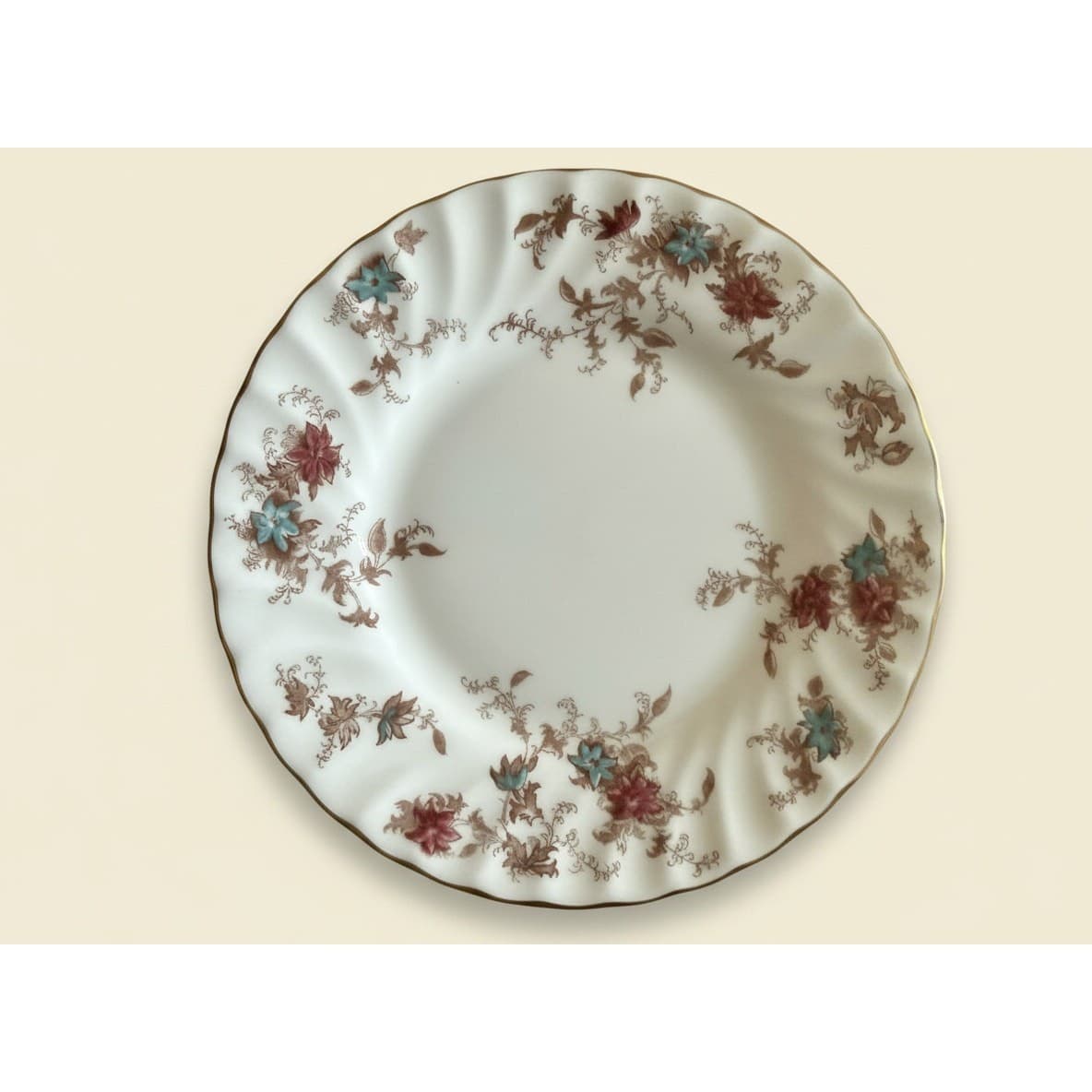145-PC Minton 'Ancestral' Fine Bone China Dinner Service Set for 18 England - Thumbnail 9