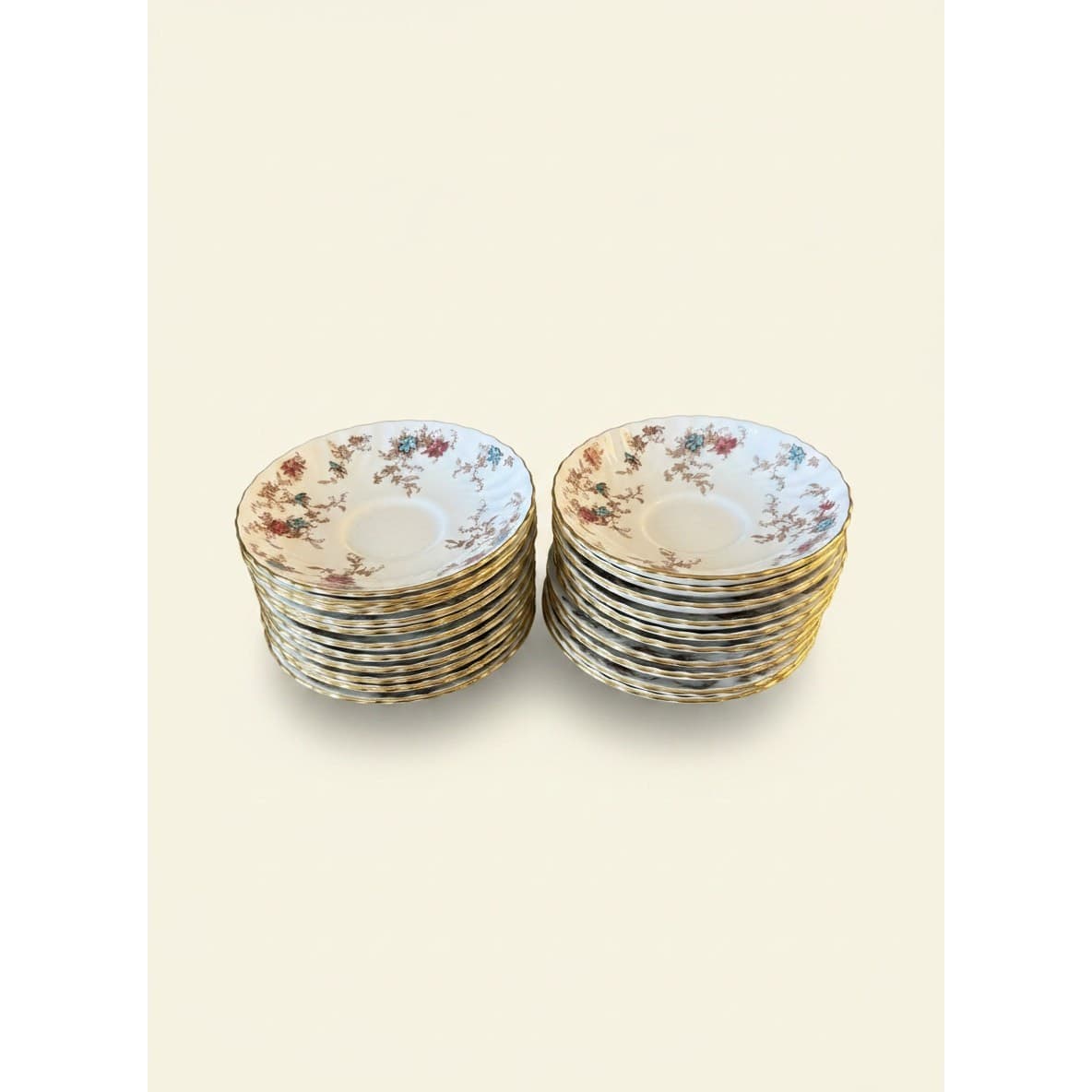 145-PC Minton 'Ancestral' Fine Bone China Dinner Service Set for 18 England - Thumbnail 12