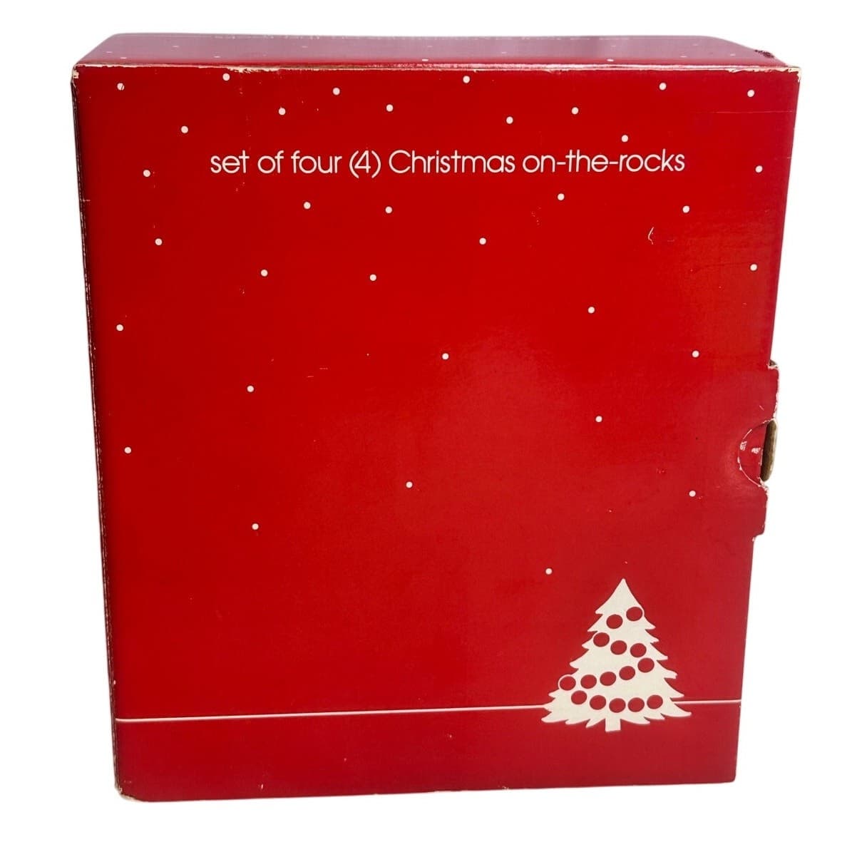 American Stemware Christmas on the Rocks Crystal Double Old Fashioned-Set of 4 - Thumbnail 3