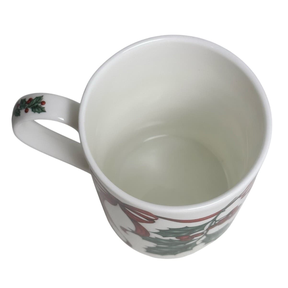 Roy Kirkham England Retired Christmas Ribbon Bone China Tea or Coffee Mug - Thumbnail 7