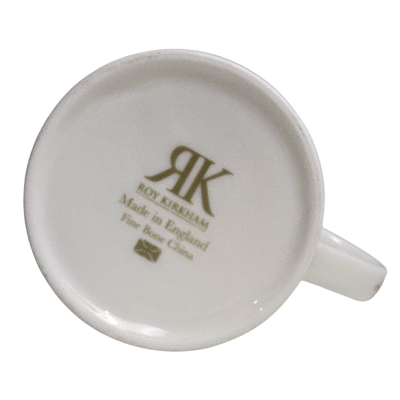 Roy Kirkham England Retired Christmas Ribbon Bone China Tea or Coffee Mug - Thumbnail 6